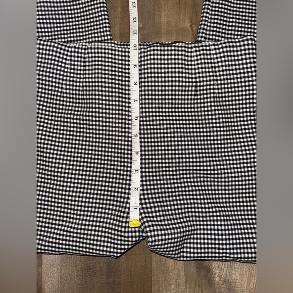 Zara Women’s Houndstooth Trousers in Black & White Size Large - Picture 5 of 7